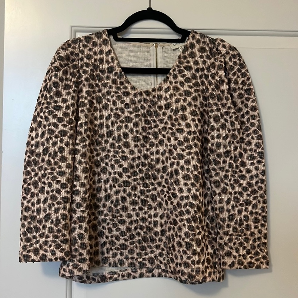 Holiday printed top